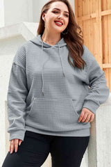 Plus Size Front Pocket Long Sleeve Hoodie king-general-store-5710.myshopify.com