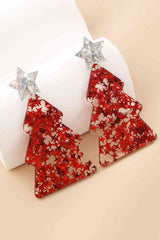 Christmas Tree Acrylic Earrings king-general-store-5710.myshopify.com