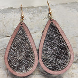 Teardrop Shape Wooden Dangle Earrings king-general-store-5710.myshopify.com