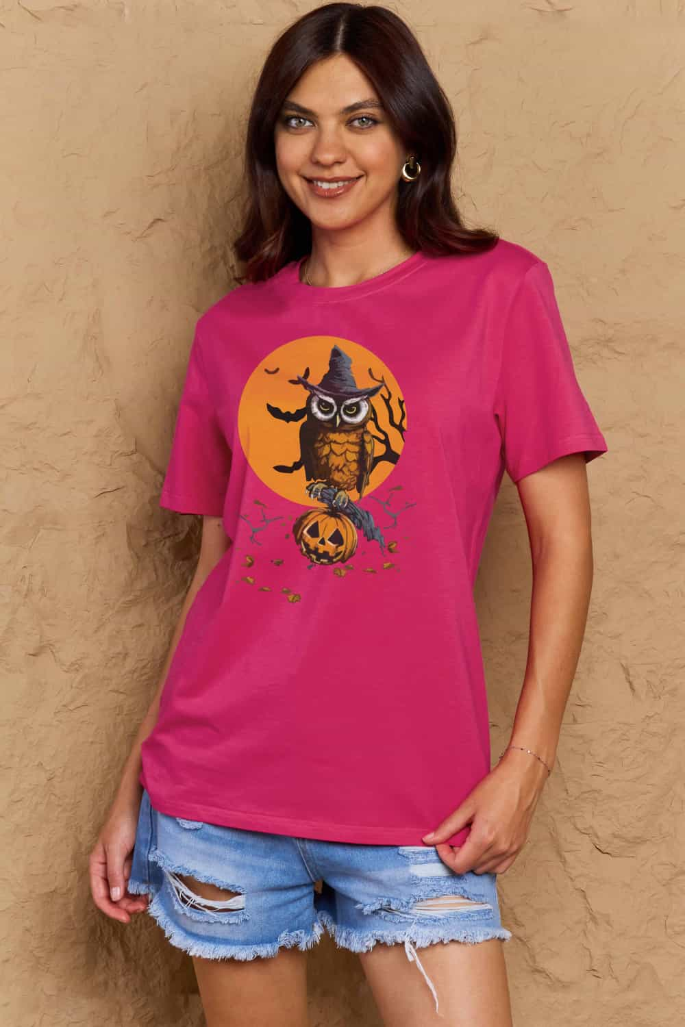 Simply Love Full Size Holloween Theme Graphic Cotton T-Shirt king-general-store-5710.myshopify.com