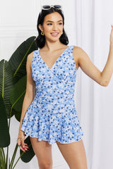 Marina West Swim Full Size Clear Waters Swim Dress in Blue king-general-store-5710.myshopify.com