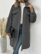 Collared Neck Drop Shoulder Coat king-general-store-5710.myshopify.com