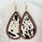 Teardrop Shape Wooden Dangle Earrings king-general-store-5710.myshopify.com