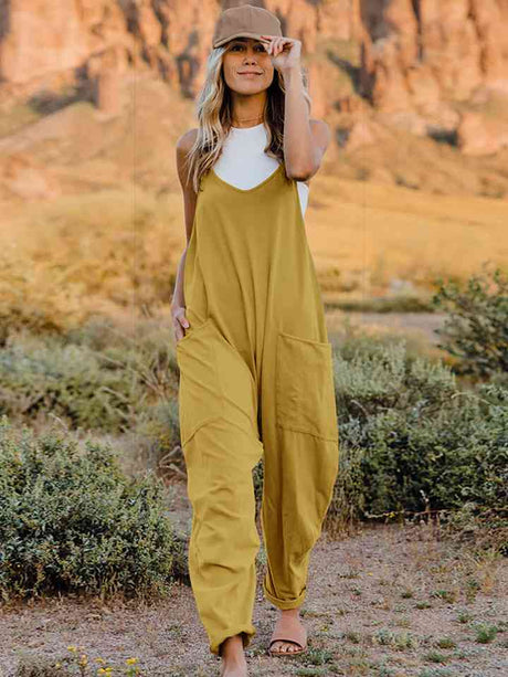 Double Take Full Size Sleeveless V-Neck Pocketed Jumpsuit king-general-store-5710.myshopify.com