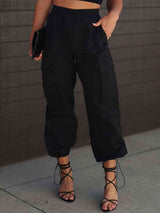 High Waist Drawstring Pants with Pockets king-general-store-5710.myshopify.com