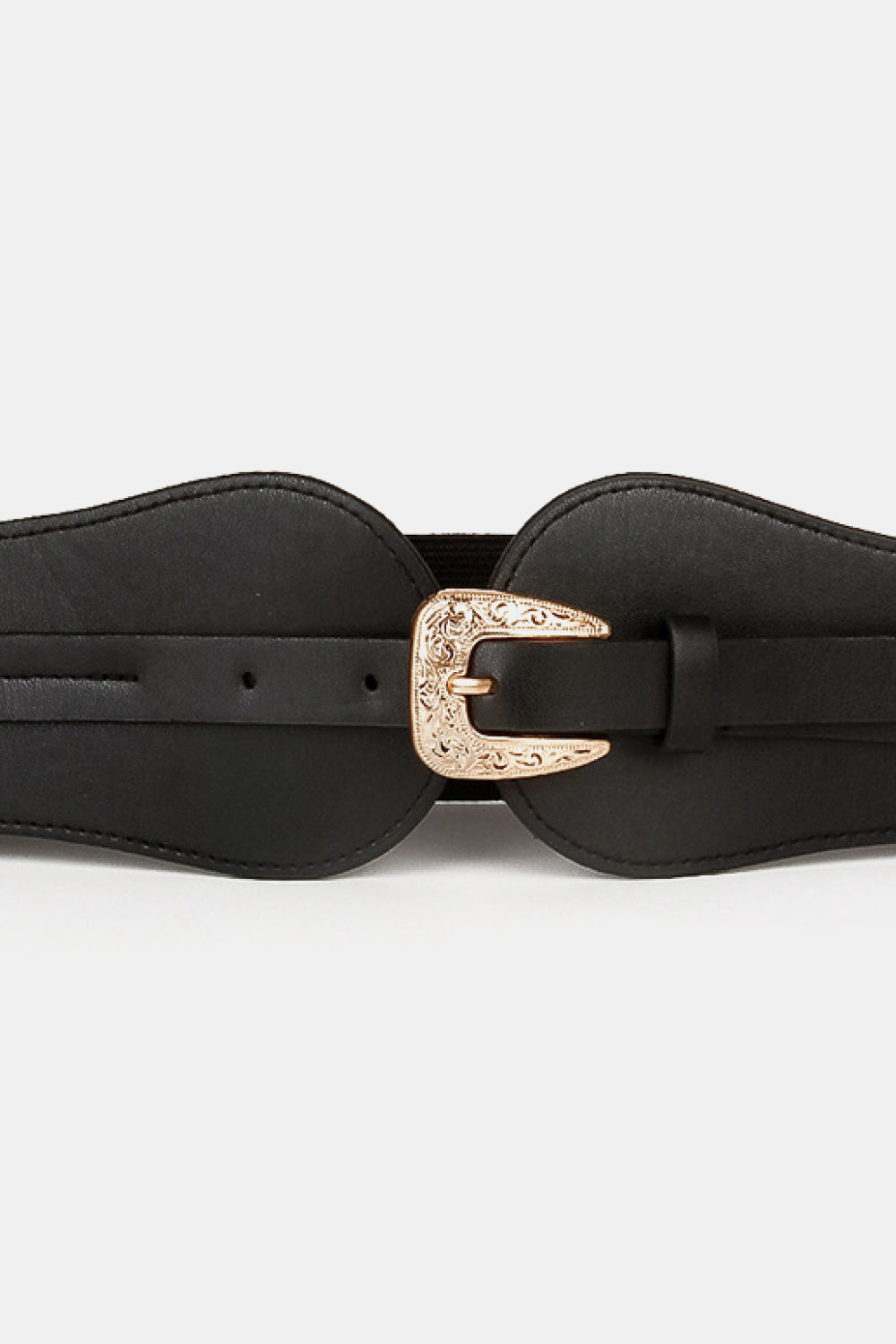 Wide Elastic Belt with Alloy Buckle king-general-store-5710.myshopify.com