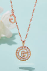 Moissanite A to J Pendant Necklace king-general-store-5710.myshopify.com