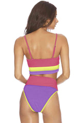 Color Block Spaghetti Strap Two-Piece Swim Set king-general-store-5710.myshopify.com