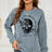 Skull Graphic Dropped Shoulder Sweatshirt king-general-store-5710.myshopify.com