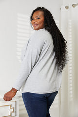 Double Take Seam Detail Round Neck Long Sleeve Top king-general-store-5710.myshopify.com