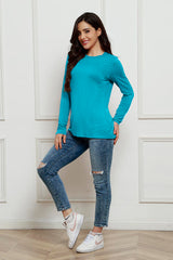 Basic Bae Full Size Round Neck Long Sleeve Top king-general-store-5710.myshopify.com