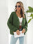 Open Front Ribbed Trim Cardigan king-general-store-5710.myshopify.com