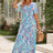 Multicolored V-Neck Maxi Dress king-general-store-5710.myshopify.com