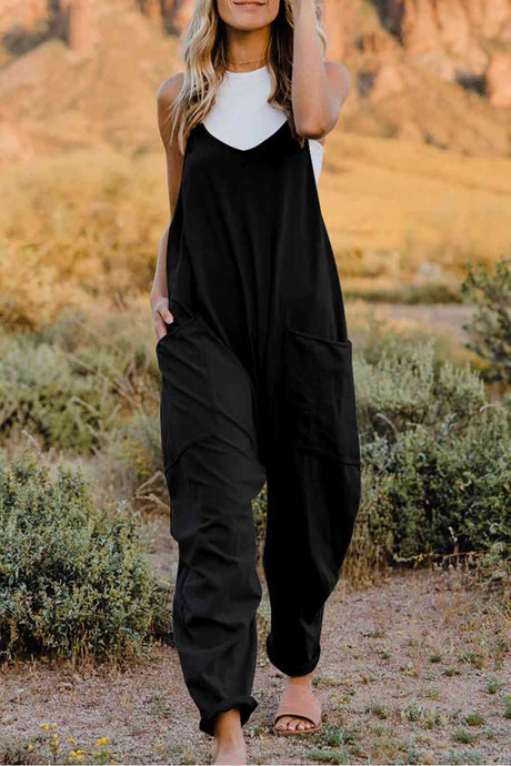 Double Take  V-Neck Sleeveless Jumpsuit with Pocket king-general-store-5710.myshopify.com