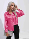 Collared Neck Buttoned Long Sleeve Shirt king-general-store-5710.myshopify.com