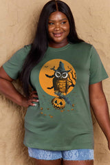 Simply Love Full Size Holloween Theme Graphic Cotton T-Shirt king-general-store-5710.myshopify.com