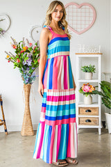 Striped Sleeveless Maxi Dress king-general-store-5710.myshopify.com