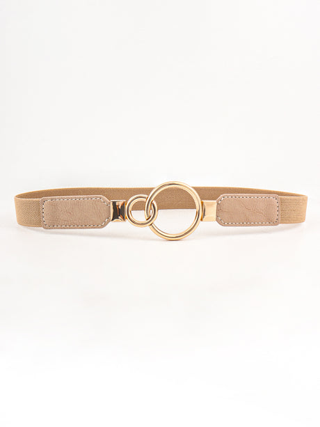 Double Ring Buckle Elastic PU Belt king-general-store-5710.myshopify.com