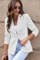 One-Button Flap Pocket Blazer king-general-store-5710.myshopify.com