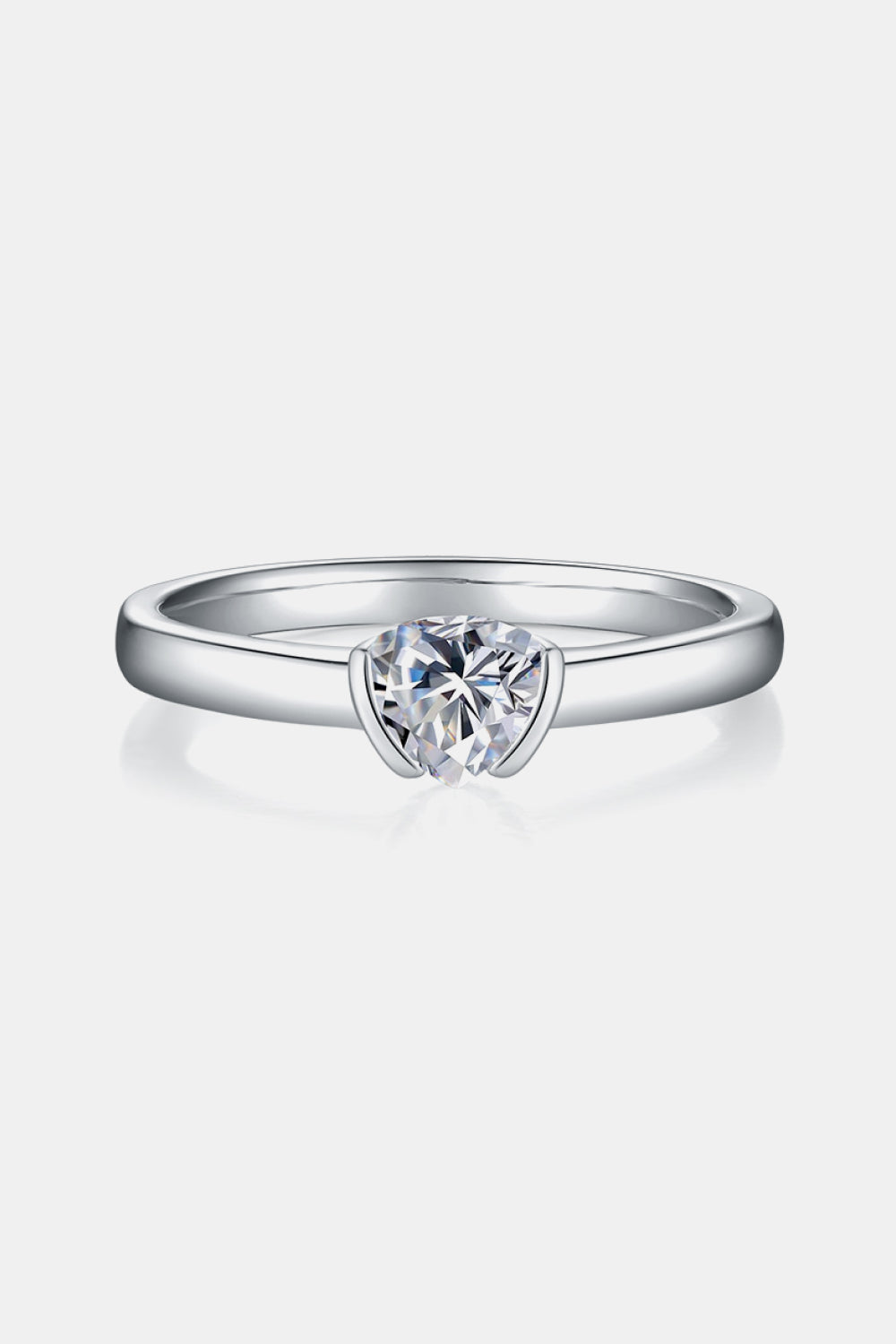 Moissanite 925 Sterling Silver Solitaire Ring king-general-store-5710.myshopify.com