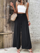 Ruched High Waist Wide Leg Pants king-general-store-5710.myshopify.com