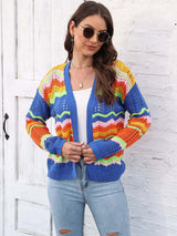 Open Front Openwork Cardigan king-general-store-5710.myshopify.com