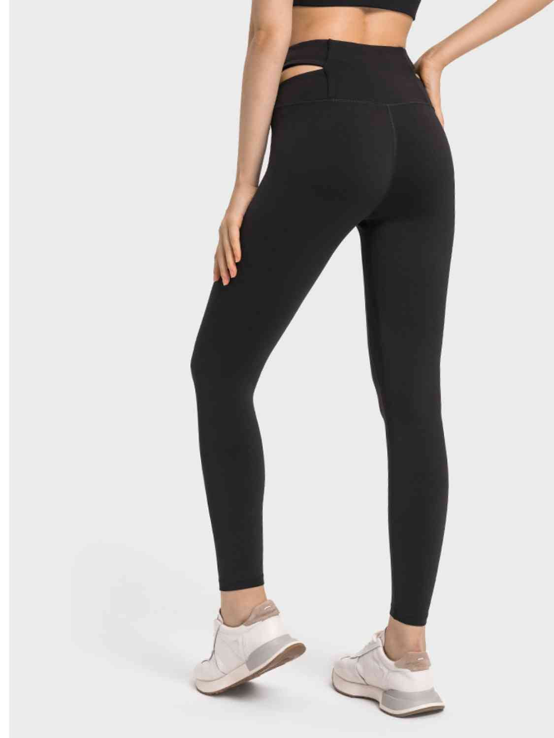 Crisscross Cutout Sports Leggings king-general-store-5710.myshopify.com