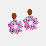 Flower Shape Acrylic Dangle Earrings king-general-store-5710.myshopify.com