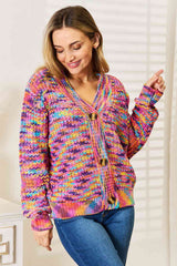 Woven Right V-Neck Long Sleeve Cardigan king-general-store-5710.myshopify.com