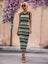 Striped Round Neck Sleeveless Midi Cover Up Dress king-general-store-5710.myshopify.com