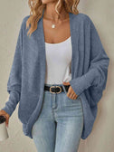 Open Front  Dropped Shoulder Cardigan king-general-store-5710.myshopify.com