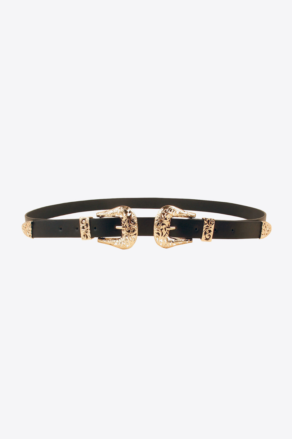 Double Buckle PU Leather Belt king-general-store-5710.myshopify.com