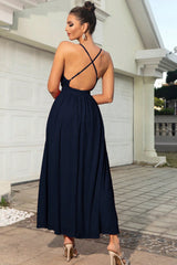 Sleeveless Plunge Neck Slit Maxi Dress king-general-store-5710.myshopify.com