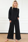 Double Take Full Size Textured Long Sleeve Top and Drawstring Pants Set king-general-store-5710.myshopify.com