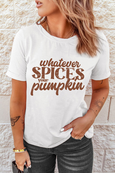 WHATEVER SPICES YOUR PUMPKIN Graphic Tee king-general-store-5710.myshopify.com