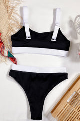 Color Block Scoop Neck Bikini Set king-general-store-5710.myshopify.com