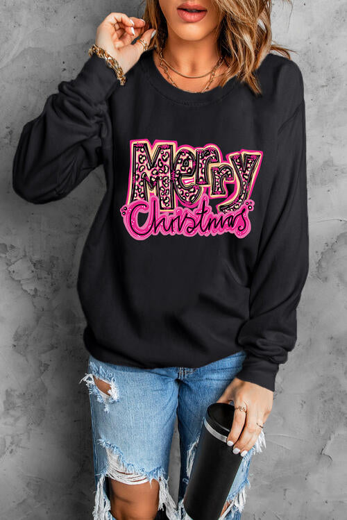 MERRY CHRISTMAS Long Sleeve Sweatshirt king-general-store-5710.myshopify.com