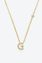 G To K Zircon 925 Sterling Silver Necklace king-general-store-5710.myshopify.com