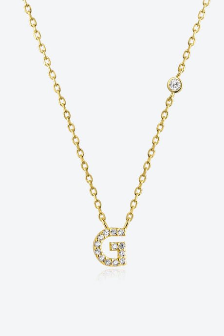 G To K Zircon 925 Sterling Silver Necklace king-general-store-5710.myshopify.com