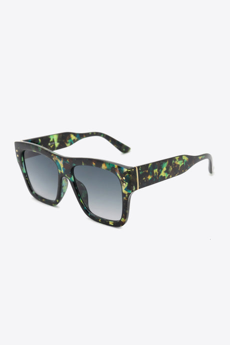 UV400 Patterned Polycarbonate Square Sunglasses king-general-store-5710.myshopify.com