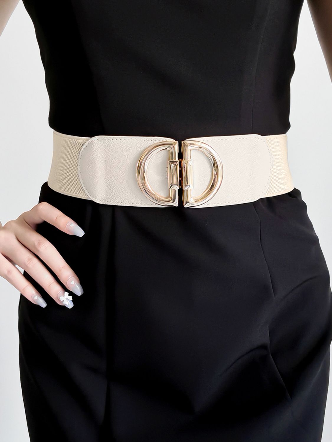 D Buckle Elastic Belt king-general-store-5710.myshopify.com