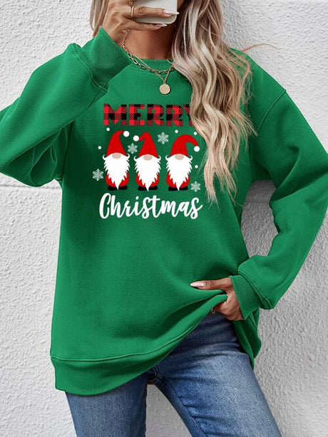 MERRY CHRISTMAS Long Sleeve Sweatshirt king-general-store-5710.myshopify.com