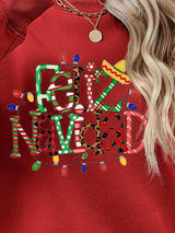 FELIZ NAVIDAD Round Neck Drop Shoulder Sweatshirt king-general-store-5710.myshopify.com