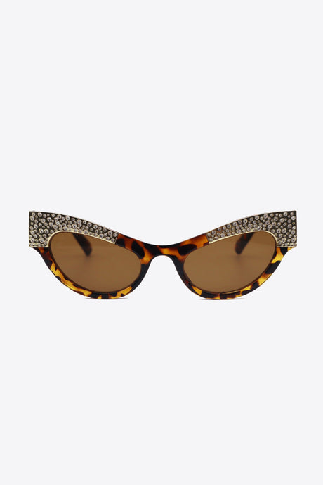 UV400 Rhinestone Trim Cat-Eye Sunglasses king-general-store-5710.myshopify.com