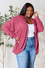 Basic Bae Full Size Ribbed Cocoon Cardigan king-general-store-5710.myshopify.com