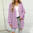 Striped Button Down Long Sleeve Cardigan king-general-store-5710.myshopify.com