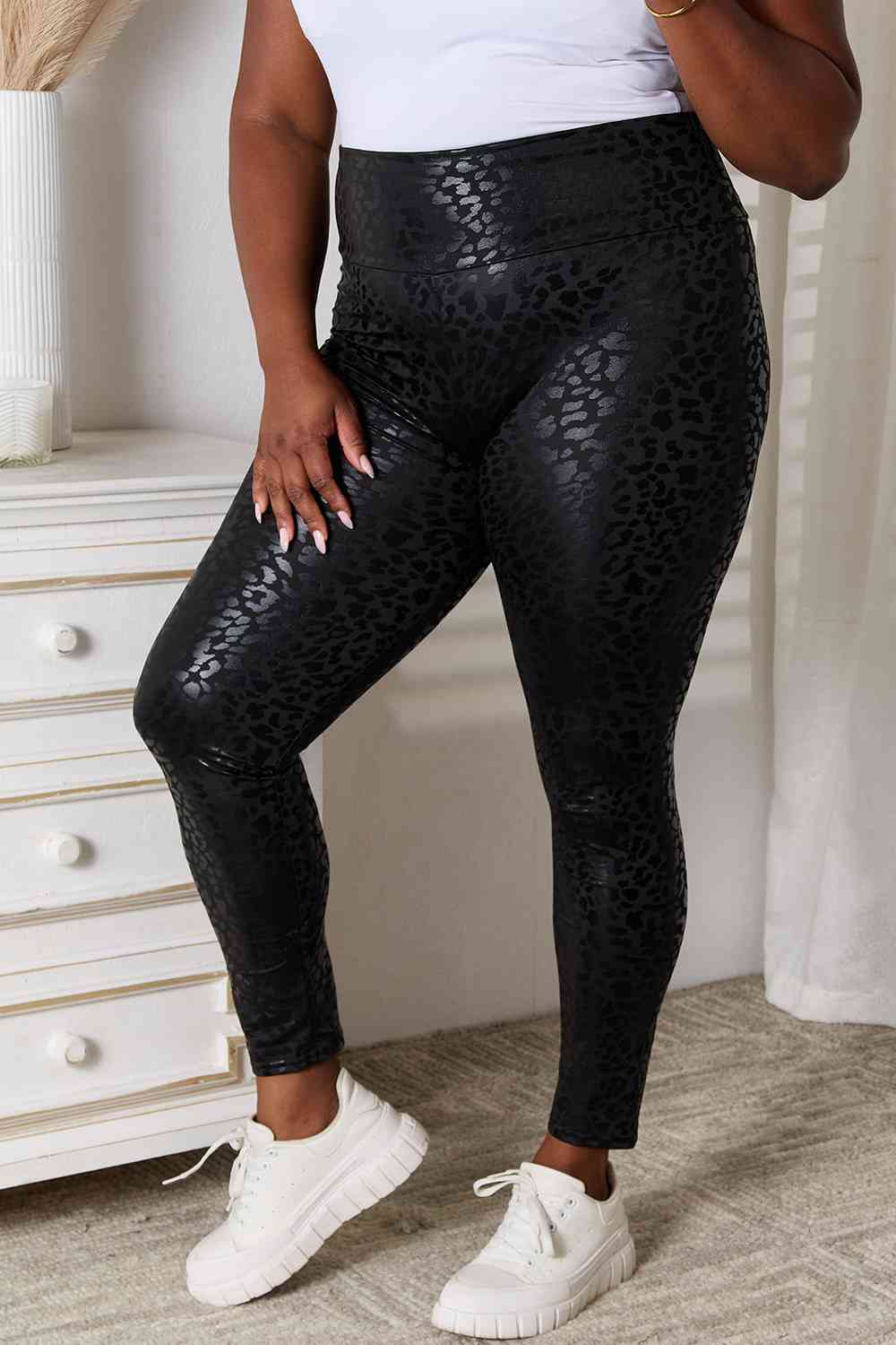 Double Take High Waist Leggings king-general-store-5710.myshopify.com