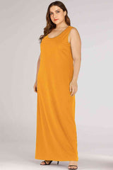 Plus Size Scoop Neck Maxi Tank Dress king-general-store-5710.myshopify.com