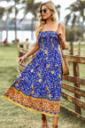 Bohemian Strapless Slit Midi Dress king-general-store-5710.myshopify.com