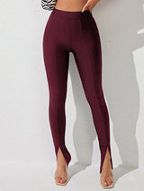 High Waist Slit Skinny Pants king-general-store-5710.myshopify.com